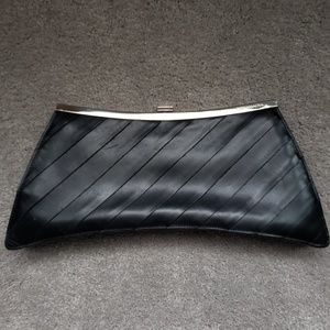 BCBG MaxAzaria leather clutch